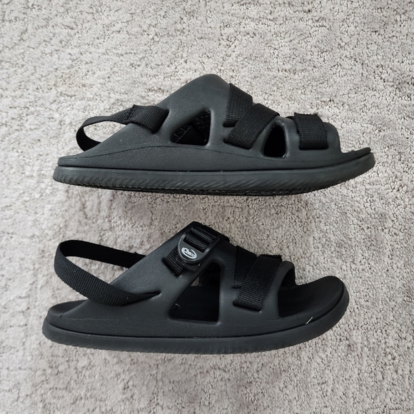 Chaco Chillos Sport Black Sandals Kids/Juniors Unisex Size 3 - Picture 2 of 8